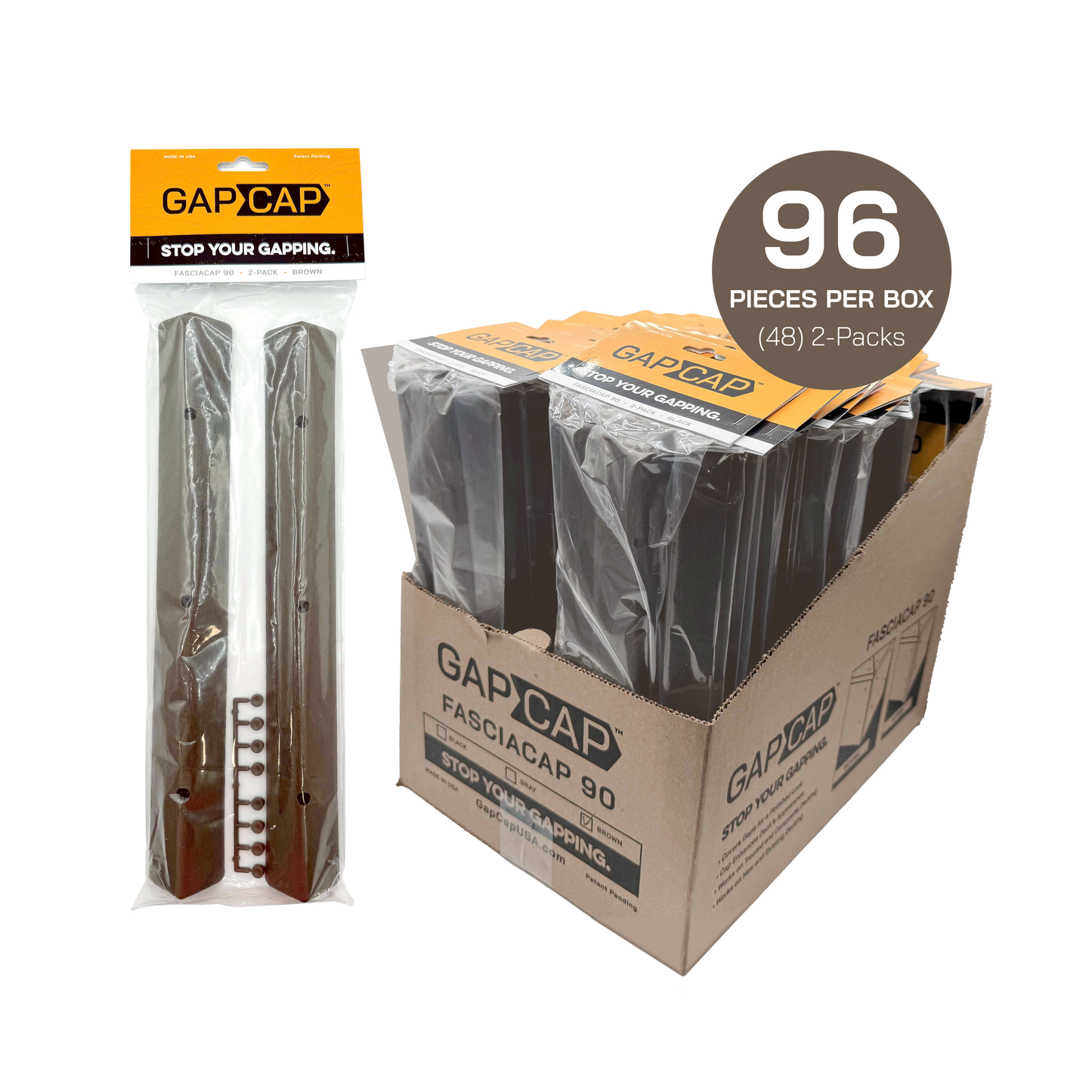 FASCIACAP 90 - BROWN (2-PACK)