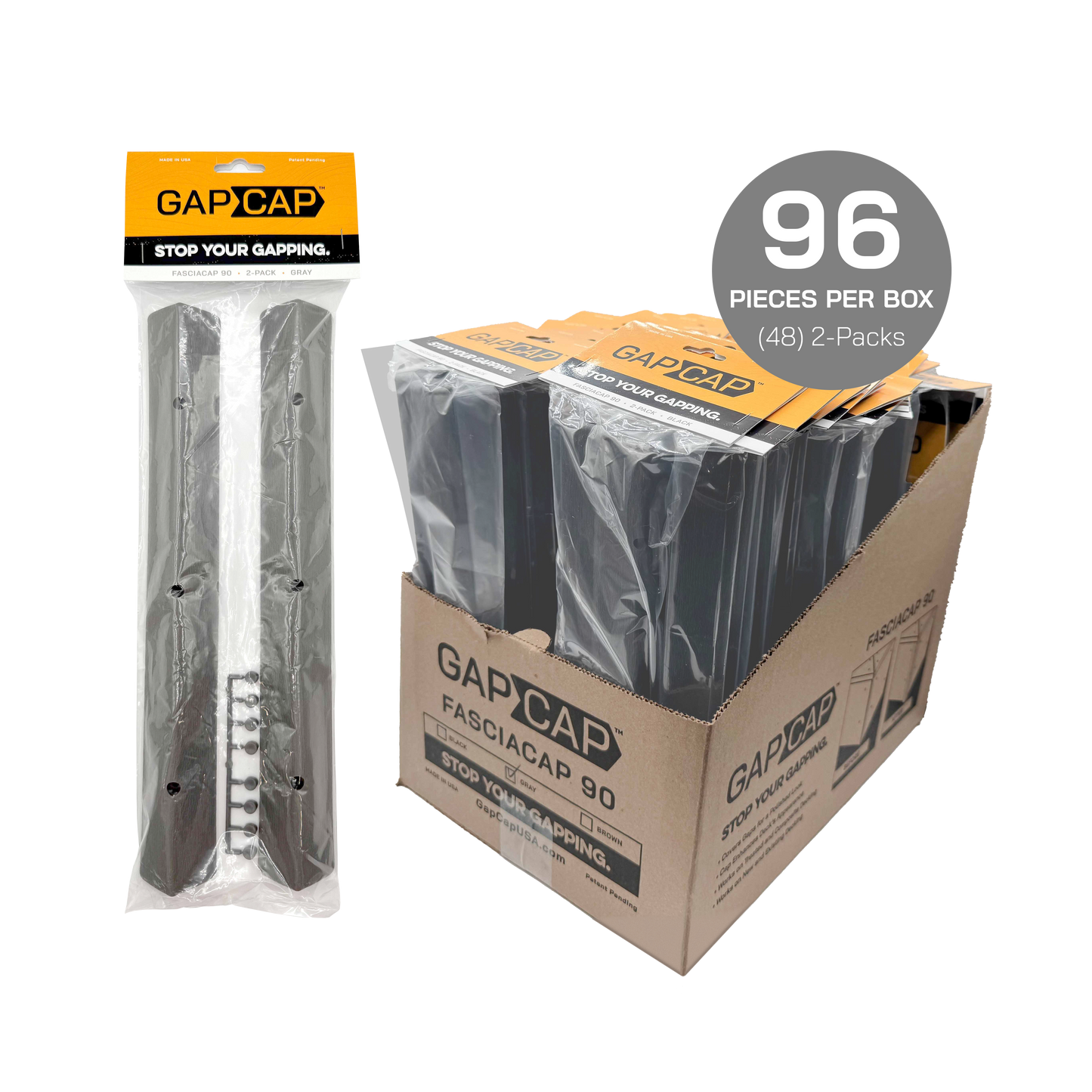 FASCIACAP 90 - GRAY (2-PACK)