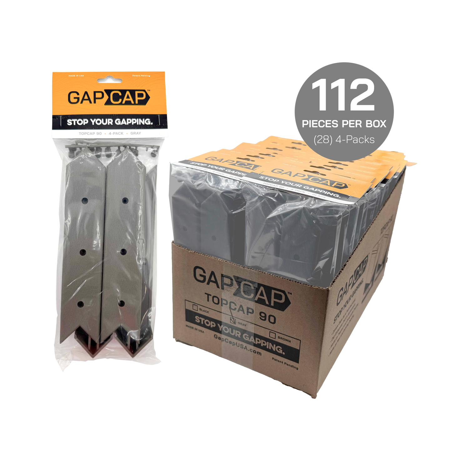 TOPCAP 90 - GRAY (4-PACK)