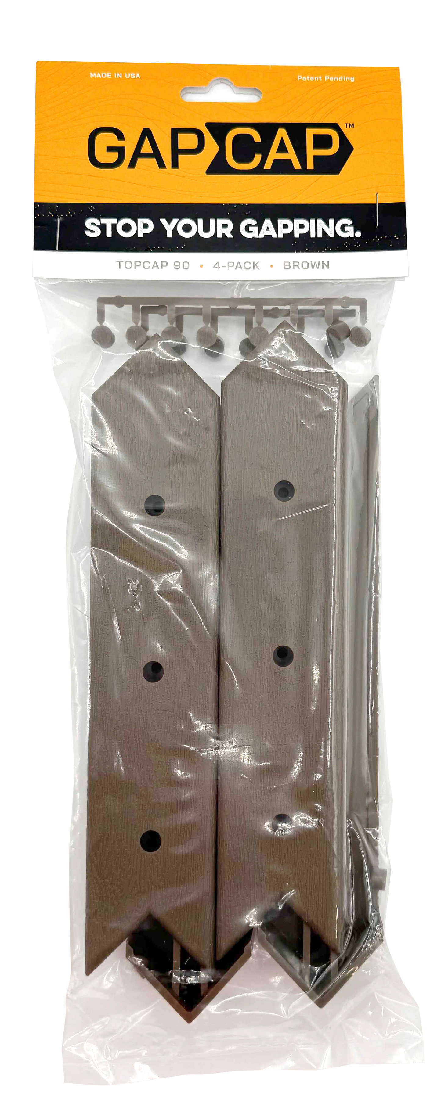 TOPCAP 90 - BROWN (4-PACK)
